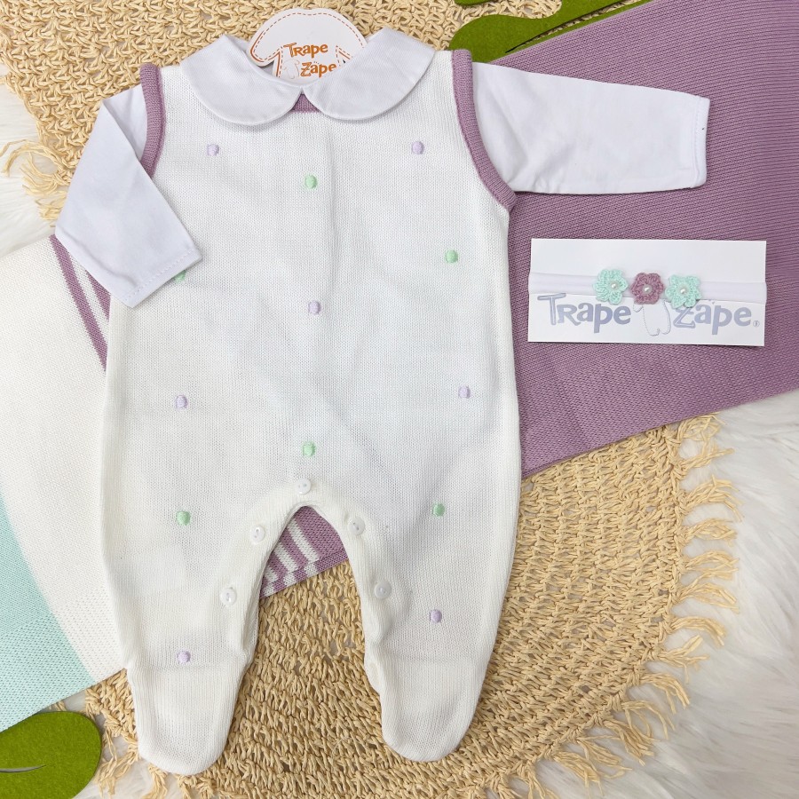 Saída de Maternidade Serenity - Lilás Saída de Maternidade Serenity - Lilás